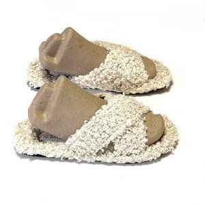 He xin branb.Sleeipers flip flop shoes color white si-7